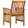 vidaXL Garden Dining Chairs 8 pcs with Cushions Solid Wood Acacia