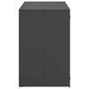 vidaXL Wheelie Bin Storage for 3 Bins Anthracite 204 x 77.5 x 115.5 cm