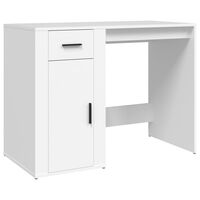 vidaXL Desk White 100x49x75 cm Engineered Wood