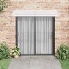 vidaXL Door Canopy Grey and Transparent 240x75 cm PC