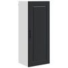 vidaXL Wall Cabinet PORTO Black 40 x 31 x 100 cm Engineered Wood