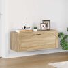 vidaXL Wall Shoe Cabinet Sonoma Oak 100x35x38 cm Engineered Wood