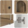 vidaXL Cat House Artisian Oak 85 x 55 x 50 cm Engineered Wood