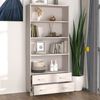 vidaXL Highboard HAMAR Solid Wood Pine White