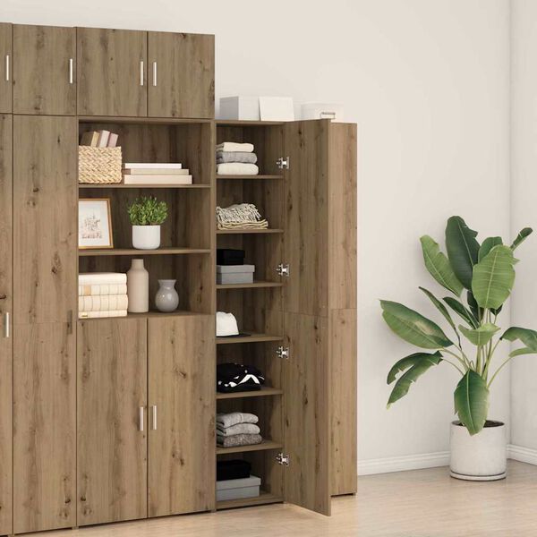 vidaXL Highboard Artisan Oak 40 x 42.5 x 185 cm
