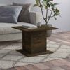 vidaXL Coffee Table Smoked Oak 55,5x55,5x40 cm Engineered Wood