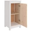 vidaXL Sideboard White 39x35x80 cm Solid Wood Pine