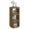 vidaXL Book Cabinet/Room Divider Honey Brown Solid Pinewood
