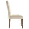 vidaXL Dining Chairs 6 pcs Beige Linen-Look Fabric