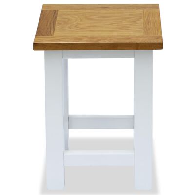 vidaXL End Tables 2 pcs 27x24x37 cm Solid Oak Wood