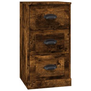 vidaXL Sideboard Smoked Oak 36x35.5x67.5 cm Engineered Wood