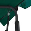 vidaXL Garden Swing Bench Green 170x110x153 cm Fabric
