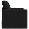 vidaXL Floor Sofa Bed 2-in-1 Black 112x174x55 cm Fabric