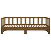vidaXL Pull-out Day Bed without Mattress Honey Brown 2x(90x190)cm