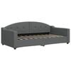 vidaXL Day Bed without Mattress Dark Grey 90x190 cm Fabric