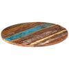 vidaXL Round Table Top 80 cm 25-27 mm Solid Reclaimed Wood
