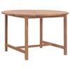 vidaXL Garden Dining Table | Teak | Solid Teak wood | Medium | Durable