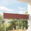 vidaXL Patio Retractable Side Awning 60x300 cm Brown