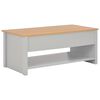vidaXL Coffee Table Grey 100x50x42 cm