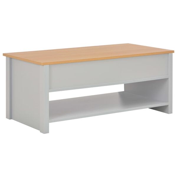 vidaXL Coffee Table Grey 100x50x42 cm