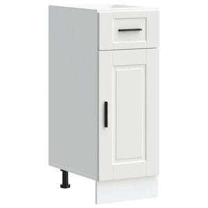 vidaXL Kitchen Base Cabinet "Porto" White Engineered Wood