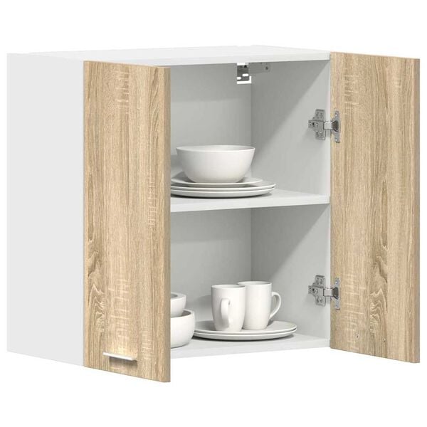 vidaXL Hanging Cabinet Lyon Sonoma Oak 60x31x60 cm Engineered Wood