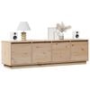 vidaXL TV Cabinet 156x37x45 cm Solid Wood Pine