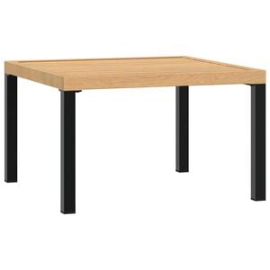 vidaXL Garden Coffee Table Black 65x65x40 cm Aluminium