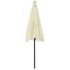vidaXL Beach Parasol Sand Yellow 200x125 cm