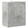 vidaXL Shoe Cabinet Concrete Grey 60x35x70 cm Engineered Wood