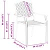 vidaXL Garden Chair 2 pcs Anthracite 56 x 65 x 89 cm Steel