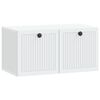 vidaXL Wall-Mounted TV Cabinet White 59.5 x 31 x 30 cm Engineered Wood