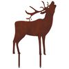 vidaXL Garden Stake 46 x 30 cm Weathering Steel Rusty