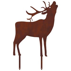 vidaXL Garden Stake 46 x 30 cm Weathering Steel Rusty