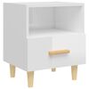 vidaXL Bedside Cabinet | High gloss white