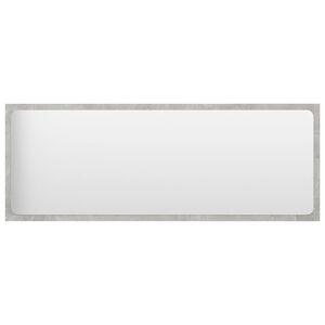 vidaXL Mirror | Concrete grey | Engineered wood, acrylic | 100 cm x 37 cm