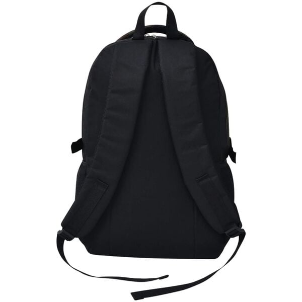 vidaXL School Backpack 40 L Black and Camouflage