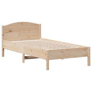 vidaXL Bed Frame without Mattress 90x190 cm Solid Wood Pine