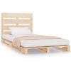vidaXL Bed Frame without Mattress 100x200 cm Solid Wood Pine
