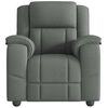 vidaXL Recliner Chair Dark Grey Fabric