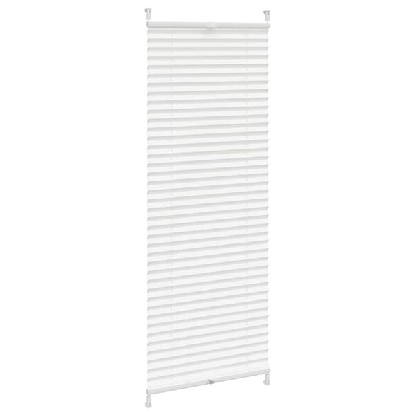 Plisse Blind 40x100cm White Pleated Blind