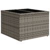 vidaXL Garden Sofa Set Grey Poly Rattan