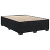 vidaXL Box Spring Bed with Mattress Black Double Velvet