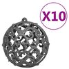 vidaXL Artificial Pre-lit Christmas Tree with Ball Set Silver 240 cm PET