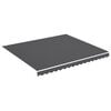 vidaXL Awning Replacement Fabric Anthracite 4x3.5 m Polyester