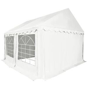 vidaXL Party Tent White 400 x 300 x 282 cm PVC and Galvanised Steel