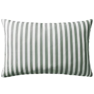 vidaXL Outdoor Pillows 2 pcs Stripe Print 60x40 cm Grey