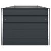 vidaXL Planter Anthracite 385 x 100 x 75 cm Galvanised Steel