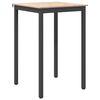 vidaXL Bar Table Natural 70 x 70 x 105 cm Solid Pine Wood