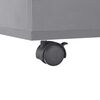 vidaXL Coffee Table High Gloss Grey 100x100x35 cm